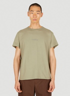 Logo Embroidery T-Shirt in Khaki