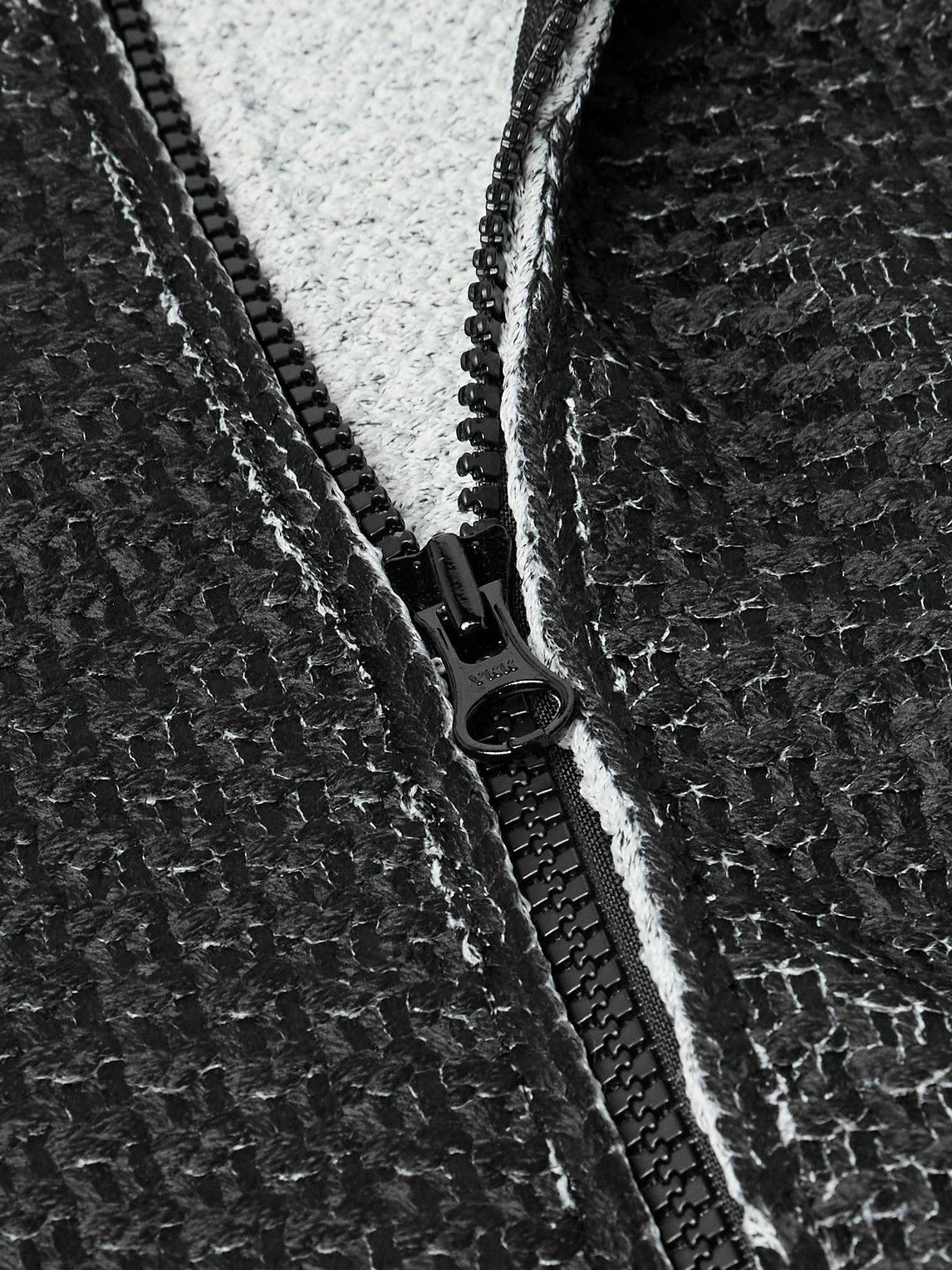 Stone Island - Sublimatic Ribbed-Knit Zip-Up Cardigan - Black