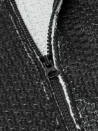Stone Island - Sublimatic Ribbed-Knit Zip-Up Cardigan - Black
