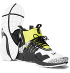 Nike - Acronym Air Presto Mid Leather and Rubber-Trimmed Mesh Sneakers - Men - White
