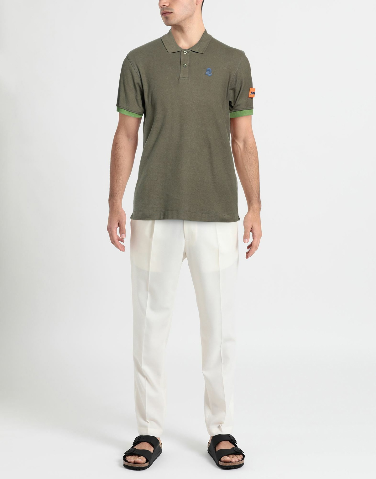 Invicta Mens Polo shirt Military in Green