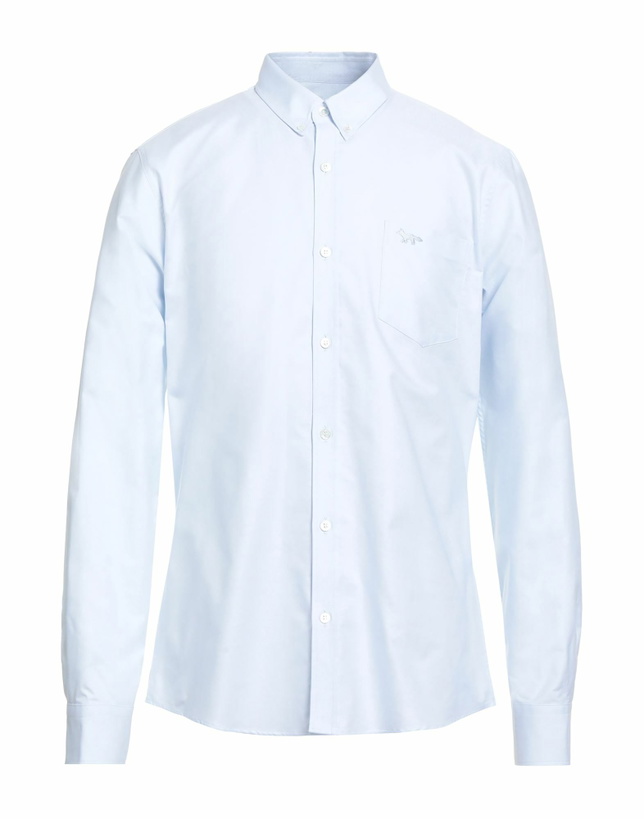 Photo: Maison Kitsuné Mens Shirt Sky in Blue