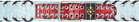 Chopova Lowena Blue & Red Carter Croc Trouser Belt