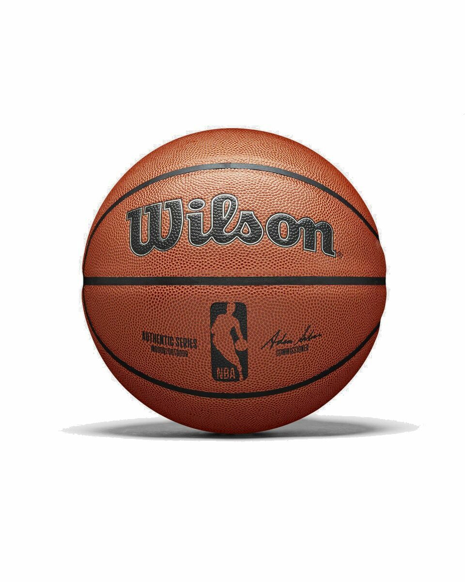 Photo: Wilson Nba Authentic Indoor Outdoor Basketball Size 7 Brown - Mens - Sports Equipment
