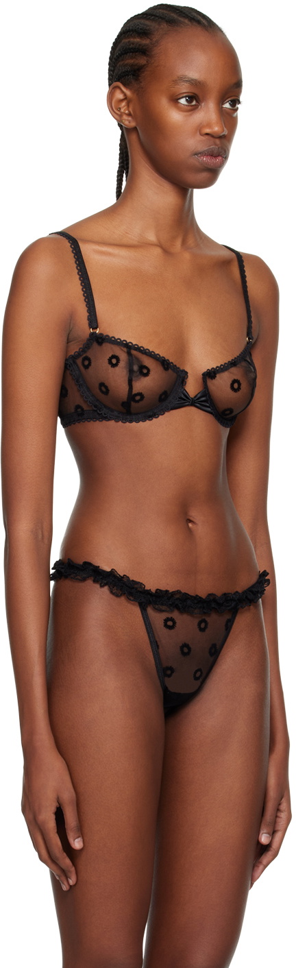 Le Petit Trou Black Bow Bra