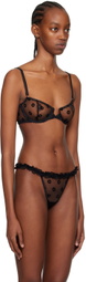 Le Petit Trou Black Bow Bra