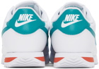 Nike White & Blue Cortez Sneakers