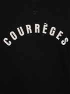 COURREGES - Logo Print Cotton T-shirt