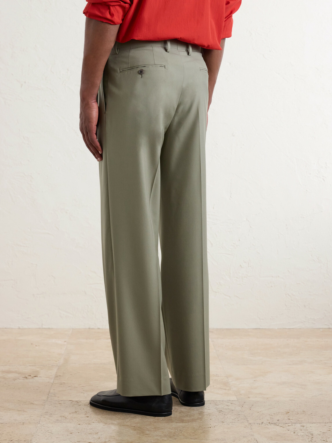 Auralee - Ultra Fine Tropical Wool Trousers - Green