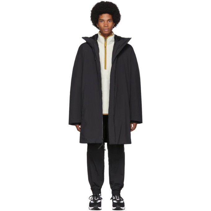 Photo: Y-3 Black Insulated Hooded Parka