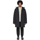 Y-3 Black Insulated Hooded Parka