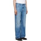 BALMAIN Blue Loose Jeans