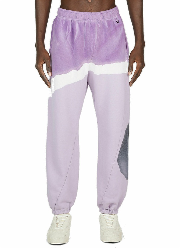 Photo: NOMA t.d. - Hand Dyed Track Pants in Purple