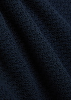 Raith Rapha Textured-knit Polo Shirt Navy