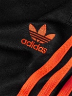 adidas Originals - Logo-Embroidered Striped Recycled-Jersey Sweatpants - Black