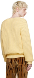Bally Yellow Crewneck Sweater