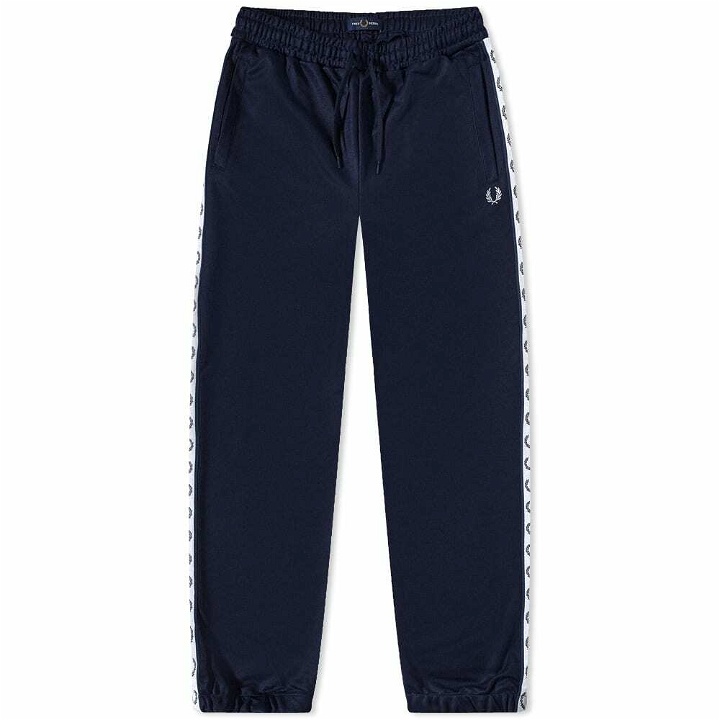 Photo: Fred Perry Authentic Men's Taped Track Pant in Carbon Blue
