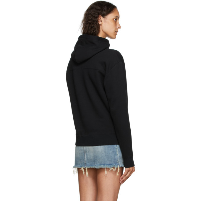 Saint Laurent Black 50s Signature Hoodie Saint Laurent