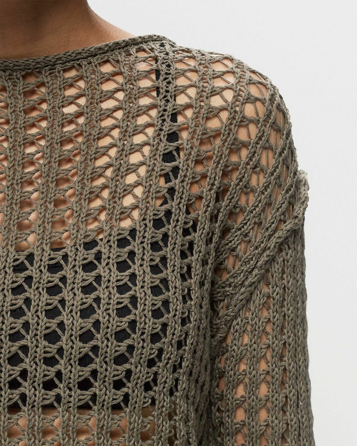 Envii Engull Ls Knit 7157 Green Pullovers