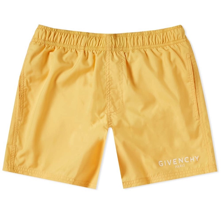 Photo: Givenchy Logo Swim Short Yellow