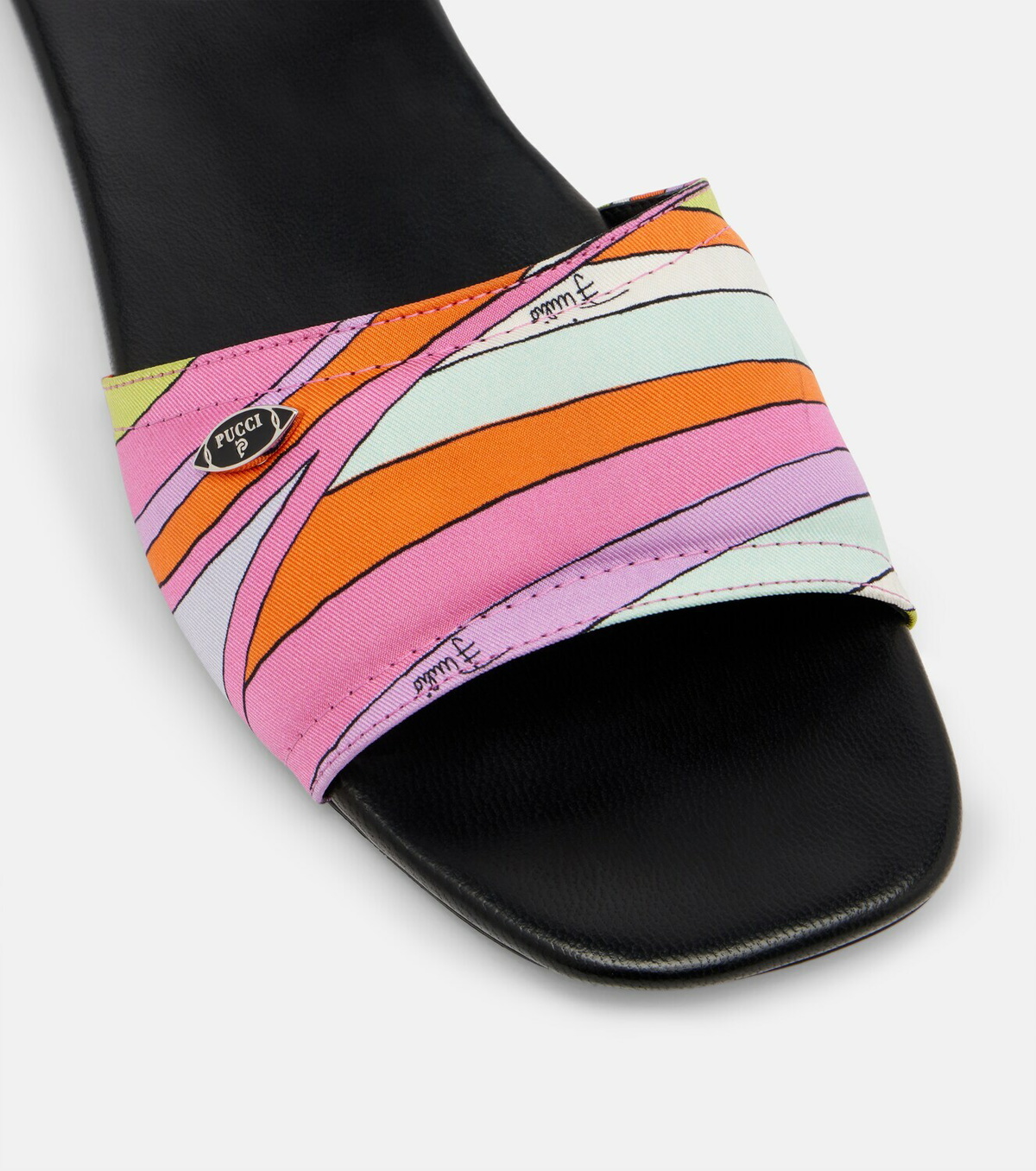 Pucci Yummy Iride twill slides