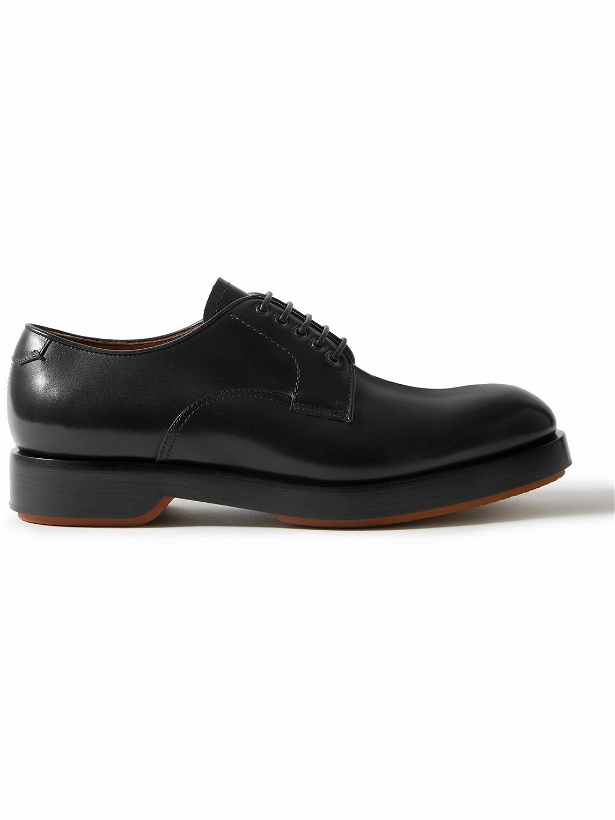 Photo: Zegna - Udine Leather Derby Shoes - Black
