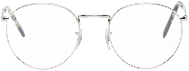 Photo: Ray-Ban Silver New Round Glasses