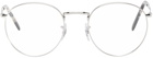 Ray-Ban Silver New Round Glasses