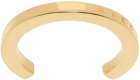 MM6 Maison Margiela Gold Cuff Ring