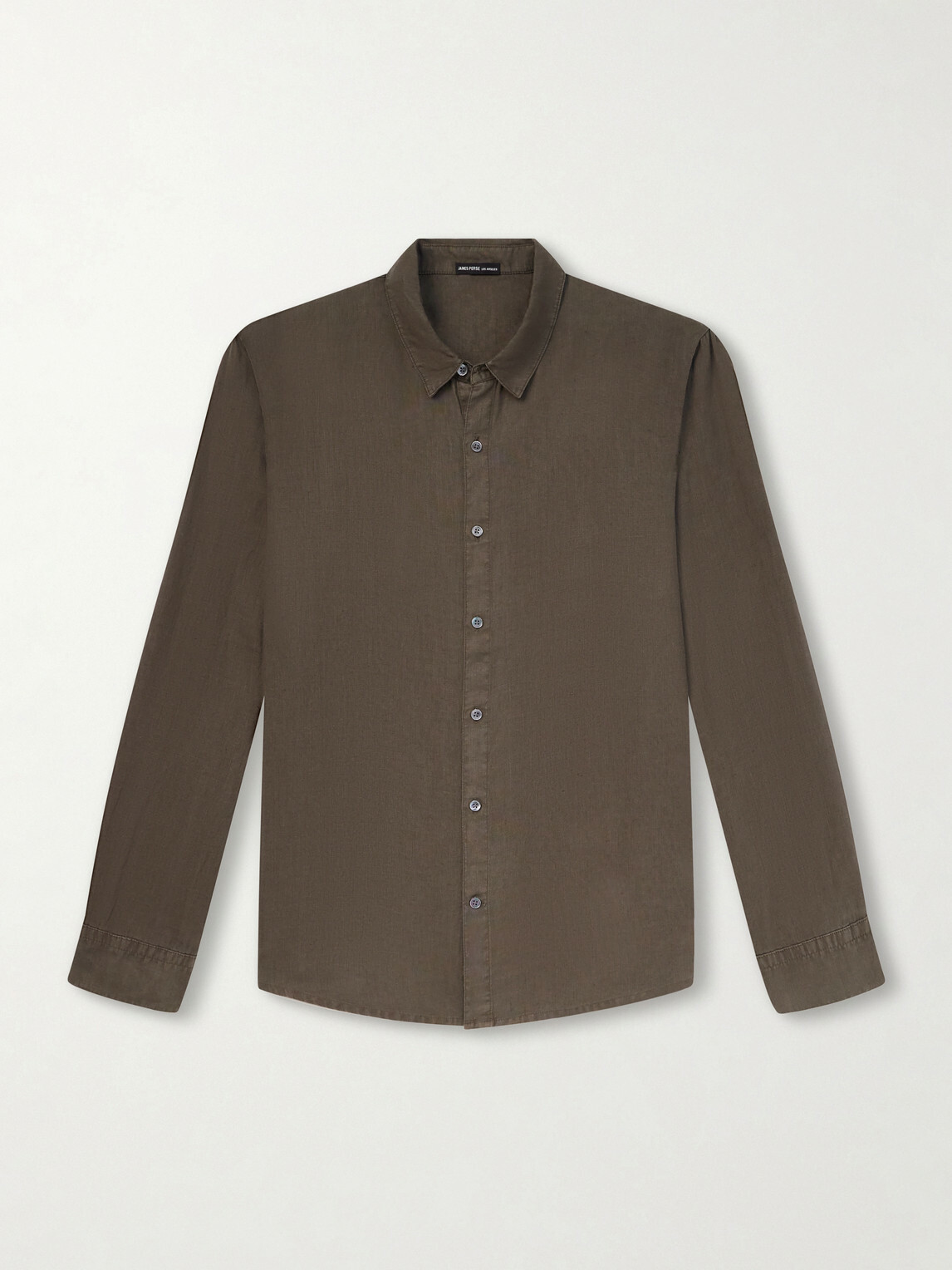 James Perse - Garment-Dyed Linen Shirt - Green