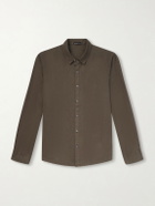 James Perse - Garment-Dyed Linen Shirt - Green