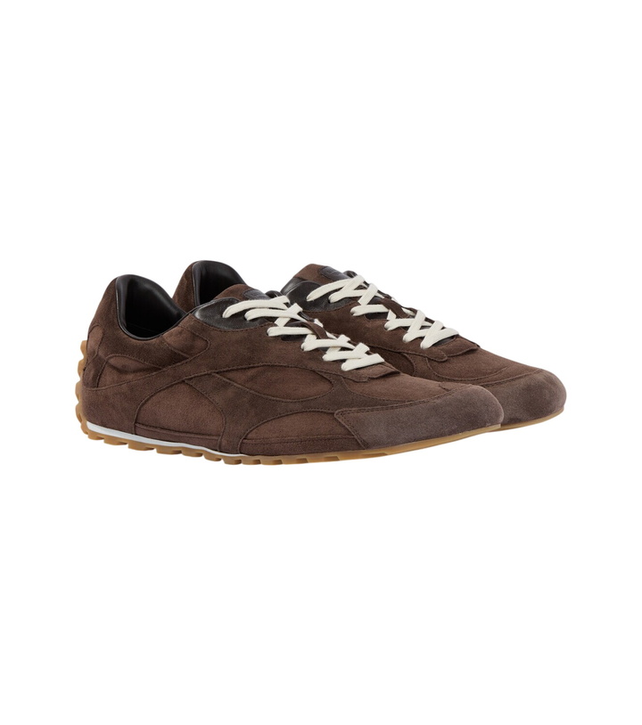 Photo: Bottega Veneta Orbit Flash suede sneakers