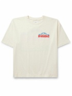 Rhude - Paradiso Rally Printed Cotton-Jersey T-Shirt - Neutrals