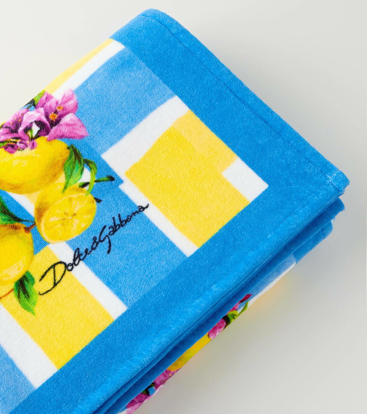 Dolce&Gabbana Casa Taormina cotton terry beach towel