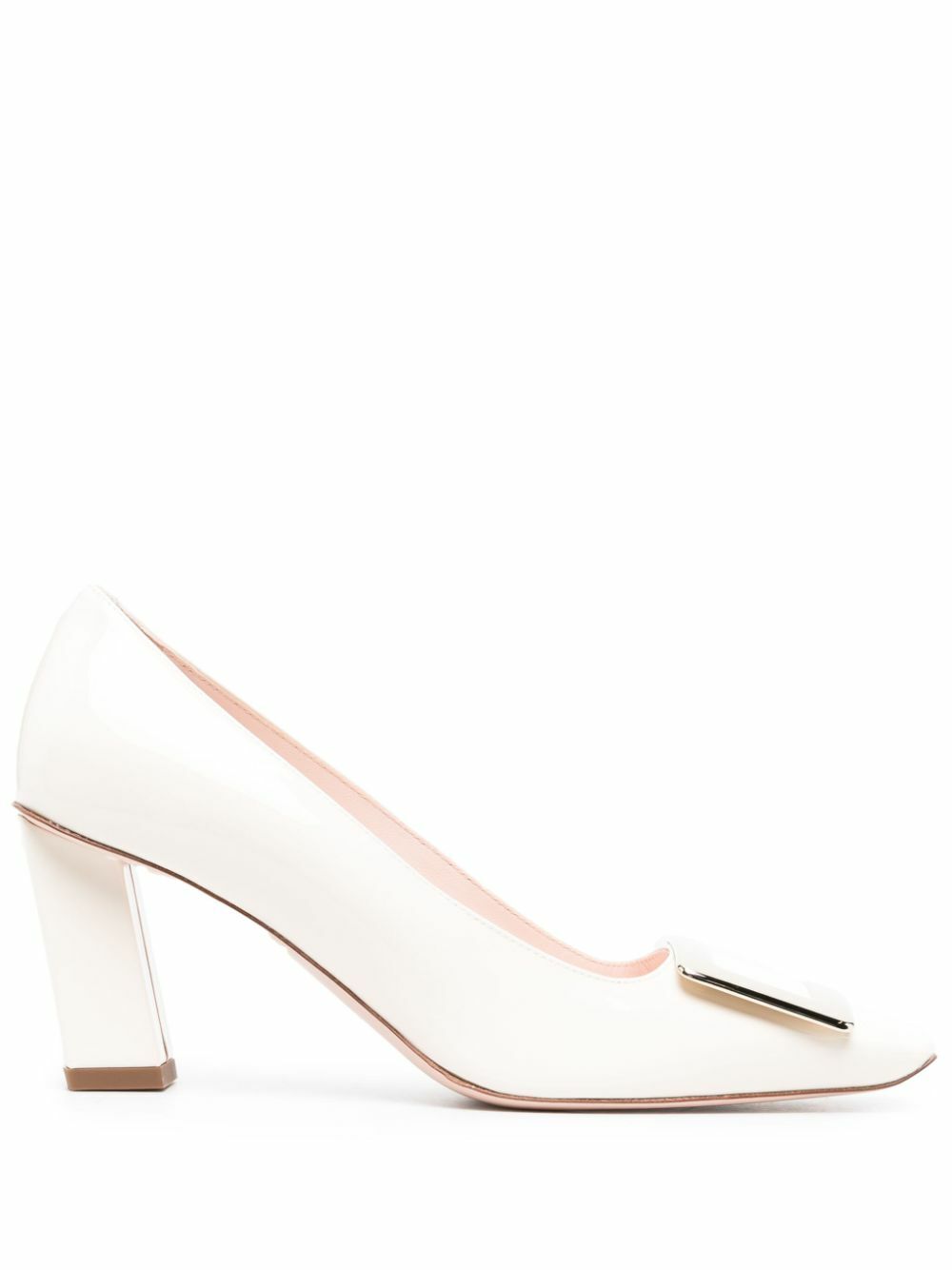 roger vivier belle vivier leather pumps