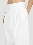 Aaron Esh - Double Pleat Pants in White