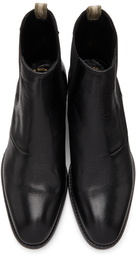 Officine Creative Black Sean 6 Chelsea Boots