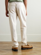 Folk - Cotton and Linen-Blend Suit Trousers - Neutrals
