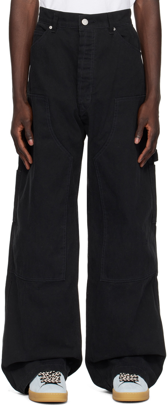 B1ARCHIVE Black Paneled Trousers