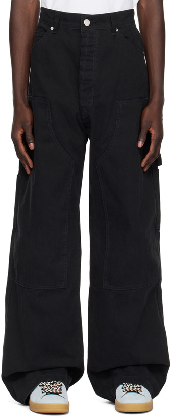 Photo: B1ARCHIVE Black Paneled Trousers