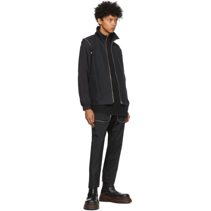 Arnar Mar Jonsson Black Zip Pocket Cargo Pants Arnar Mar Jonsson