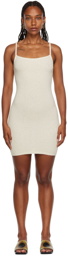 Paloma Wool Off-White Cecilia Minidress