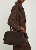 Metier Vérité City Suede Tote bag - Chocolate - One Size