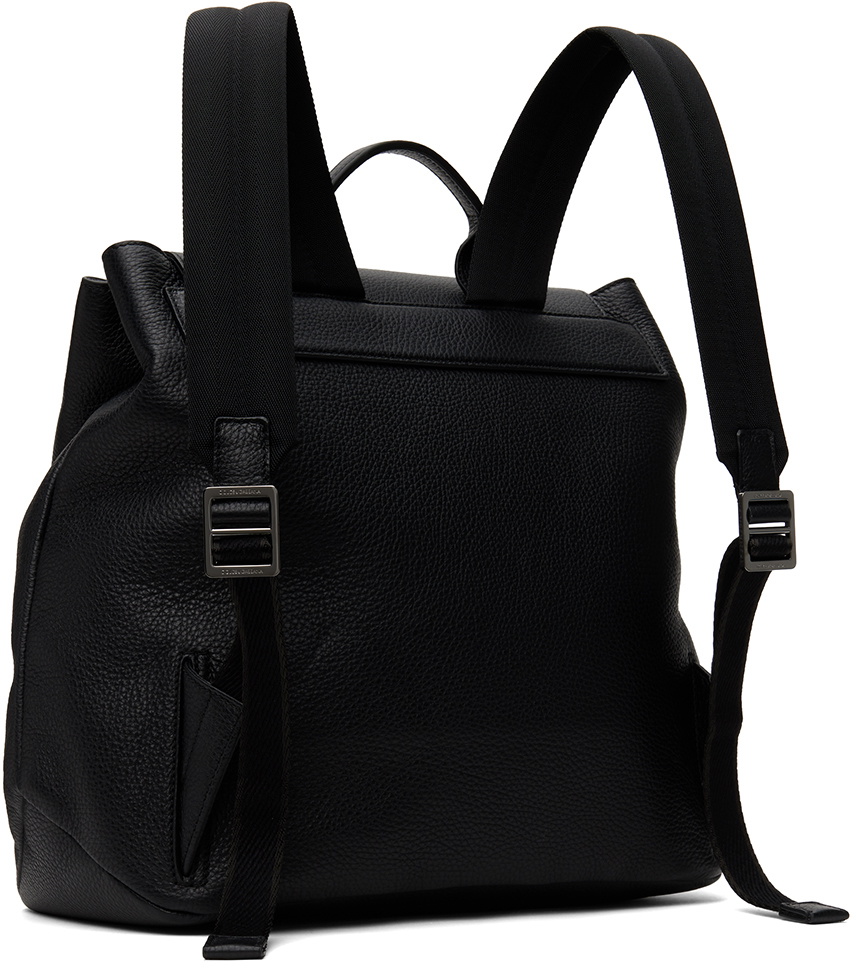 Dolce&Gabbana Black Deerskin Backpack