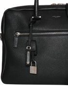 SAINT LAURENT - Logo Detail Leather Brief Case