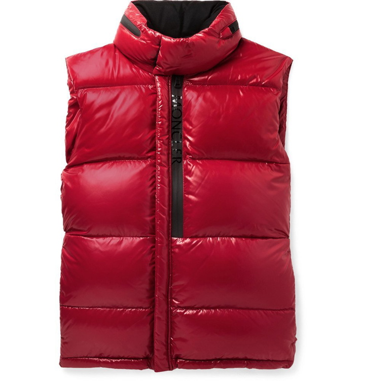 Photo: Moncler - Alrance Quilted Shell Hooded Down Gilet - Men - Red