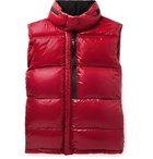 Moncler - Alrance Quilted Shell Hooded Down Gilet - Men - Red