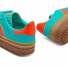 Adidas Men's Gazelle Bold W Sneakers in Mint Rush/Impact Orange