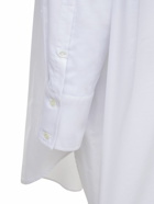PALM ANGELS Logo Cotton Blend Poplin Shirt Dress