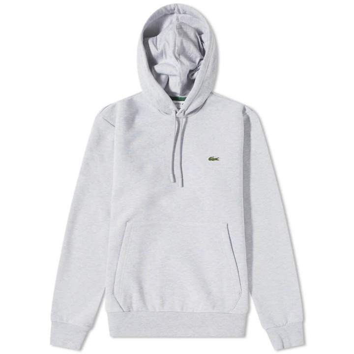 Photo: Lacoste Men's Classic Hoody in Silver Marl